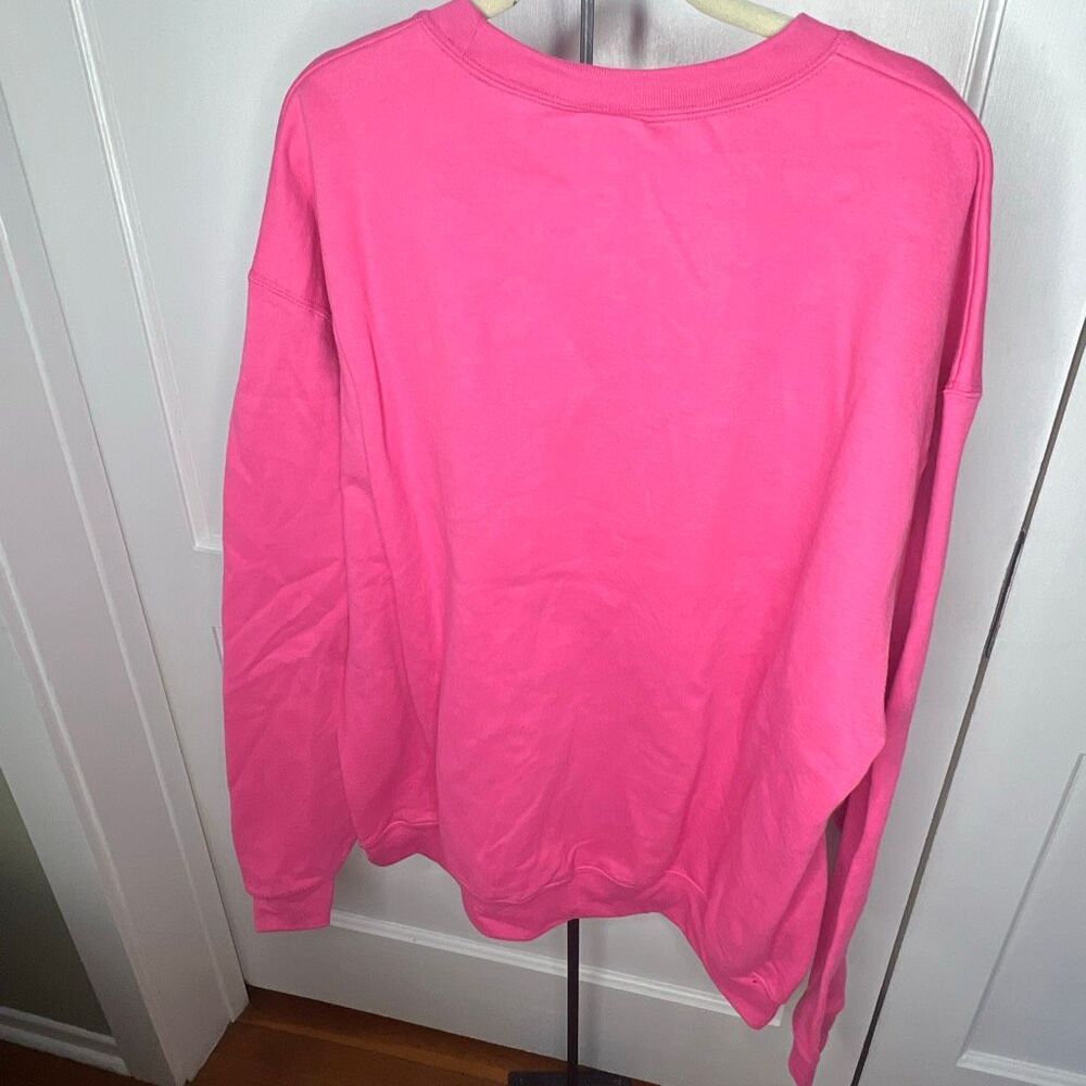 Champion CSUF Classic Crew Special Edition Sweatshirt Pink XL Unisex - Picture 7 of 7